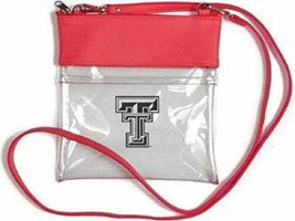 R73 Texas Tech Red Raiders Clear Stadium Compliant Gameday Crossbody Purse - £24.10 GBP