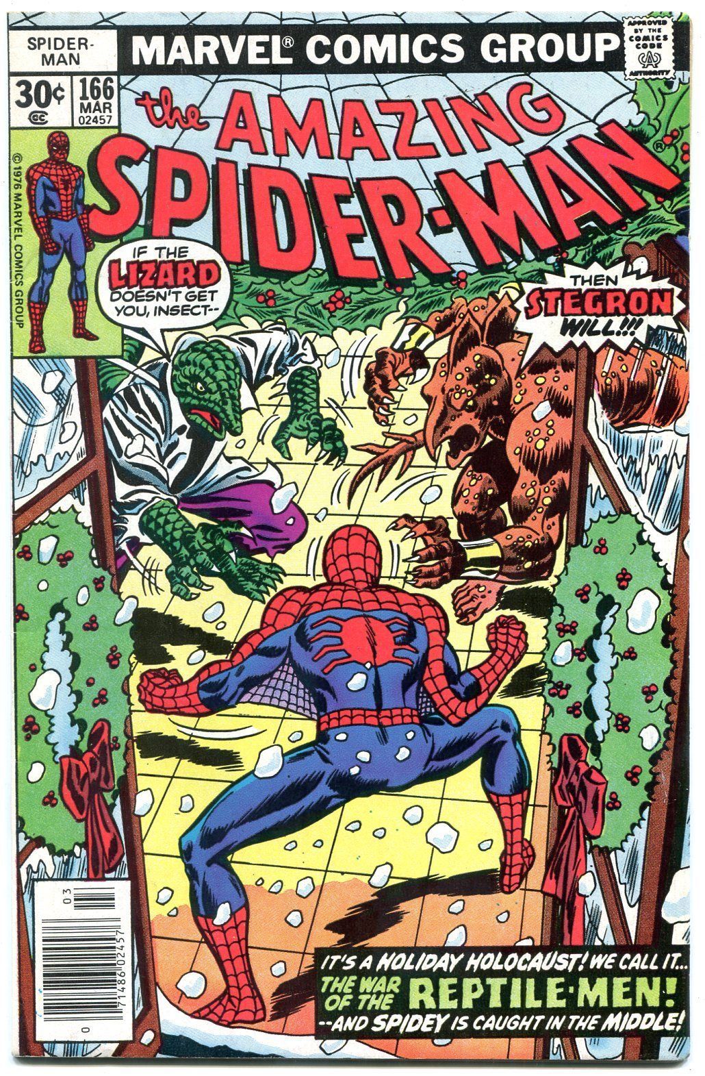 AMAZING SPIDER-MAN #166-MARVEL COMICS-high grade-- VF - $31.53