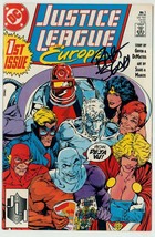 1989 Justice League Europe 1 SIGNED Bart Sears Art Flash Power Girl Wonder Woman - £22.91 GBP