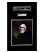 Henry Wadsworth Longfellow Signature Cut Custom Museum Framed Ready to D... - £1,098.35 GBP