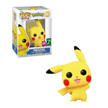 Funko POP! Games Pokemon Pikachu #553 [Waving, Flocked] Zavvi Exclusive - $553.43 MXN