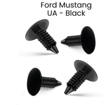 FORD Black (UA) - Set of 4: License Plate Plugs Front Bumper Hole Plugs Covers - £11.40 GBP