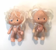 Vintage Strawberry Shortcake Doll Lot APRICOT 4&quot; Hong Kong Heavy Wear AG - £9.40 GBP