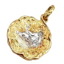 Rare! Vintage Chaumet Paris 18k Yellow Gold Zodiac Aquarius Pendant Meda... - $9,000.00