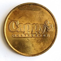 CAPPY&#39;S RESTAURANT Brass Token Medal FIVE DOLLARS REDEEMABLE IN MERCHANDISE - $19.95