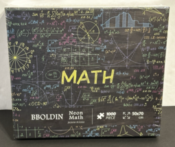 Neon Math Formulas Equations 1000 Piece Puzzle New/Sealed - $429.68 MXN