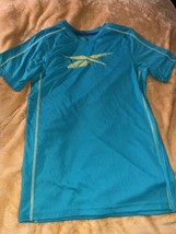 Reebok Play Dry Green And Yellow Boys XL Shirt - £7.06 GBP
