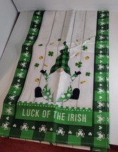 St Patrick&#39;s Gnome Table Runner 13X90 Inch - $9.41