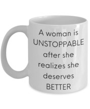 Feminist Mug, A Woman is Unstoppable, Empowered Women Gift, Feminism Present For - $18.57+