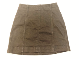 Wild Fable Mini Skirt Womens Size 00 W24 Black Short Stretch Canvas Juniors - $5.82