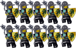 Medieval Custom Dragonrealm Soldiers B x10 Minifigure Lot - £14.34 GBP