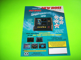 Pit Boss Superstar 30 Original Nos Video Arcade Game Machine Sales Flyer Vintage - £10.01 GBP