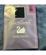 Vintage Gloria Vanderbilt Pantyhose Size D Navy - $167.64 MXN