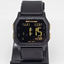 Rip Curl Men&#39;s Atom Digital Watch Black A2701 Classic Surf Watch New Bat... - $49.95