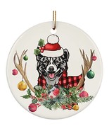 hdhshop24 Cute American Akita Dog Love Christmas Ornament Gift Pine Tree... - $27.09 CAD
