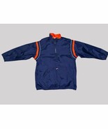 Vintage Nike 1/4 Zip Pullover Windbreaker/Jacket Hoodie Embroidered Sz 2... - $39.08 CAD