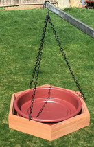 Hanging Cedar Bird Bath or Feeder from Patio Style Concepts - £28.23 GBP