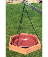 Hanging Cedar Bird Bath or Feeder from Patio Style Concepts - $681.98 MXN