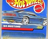 1998 Hot Wheels Mainline/Collector #1051 &#39;65 MUSTANG Black w/Gold 5 Spok... - $7.15