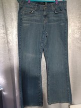 Calvin Klein Boot Cut Blue Jeans Womens Size 14 Length 28 Medium Blue De... - €9,44 EUR