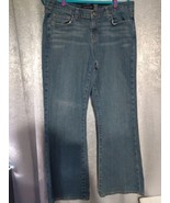 Calvin Klein Boot Cut Blue Jeans Womens Size 14 Length 28 Medium Blue De... - $10.80