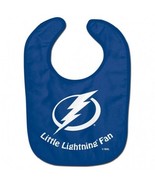NHL Tampa Bay Lightning Blue Baby Infant ALL PRO BIB LITTLE FAN by WinCraft - £10.44 GBP