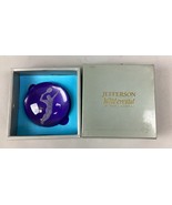 Jefferson Hi-Lite Crystal Art Engraving Series Tennis Player Paper Weight - $12.87