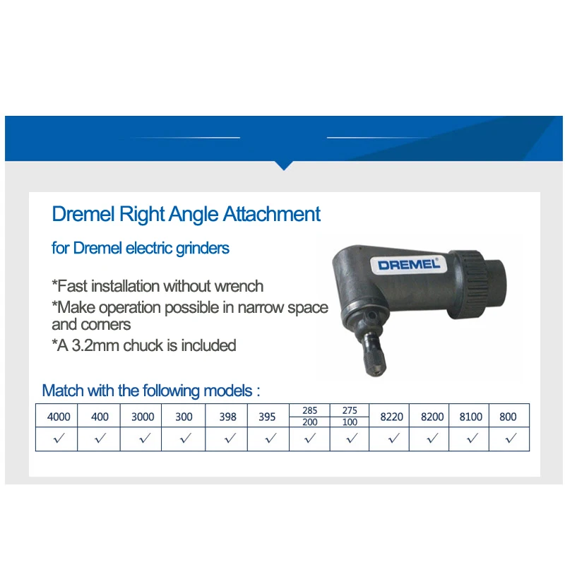 Dremel 575 Right Angle Converter Electric Mini Angle Grinder Accessories Fit Mod - $84.19