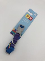 LEGO Collection Target Dog Colorblock Collar  Small 8&quot; to 12” Purple Blue - $114.21 MXN