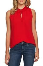 CeCe Ruffled Mock-Neck Sleeveless Top,Size XXS - £23.68 GBP