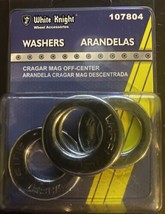 White Knight 107804 Crager Shank Mag Off- Center Washers Qty-4 New - $3.99