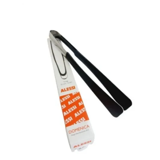 ALESSI Tongs DOMENICA by Giovannoni in stainless steel Made in Italy In box - $54.00