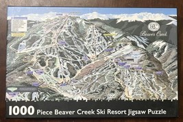 Jigsaw Puzzle - Beaver Creek Ski Resort Trail Map - 1000 Pieces - Comple... - $29.35