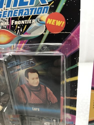 Lot Of 3 Star Trek The Next Generation Action Figures 1993 KG Lore Klingon Item image 3