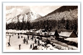 RPPC Winter Snoqualmie Pass Summit Washington WA Ellis Photo 482 Postcard R7 - £13.59 GBP