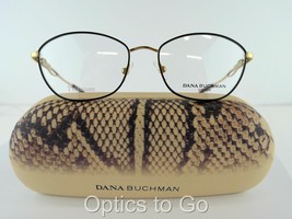 Dana Buchman Farlow (Blk) Black 52-16-135 Titanium Eyeglass Frames Eyewear - £18.72 GBP