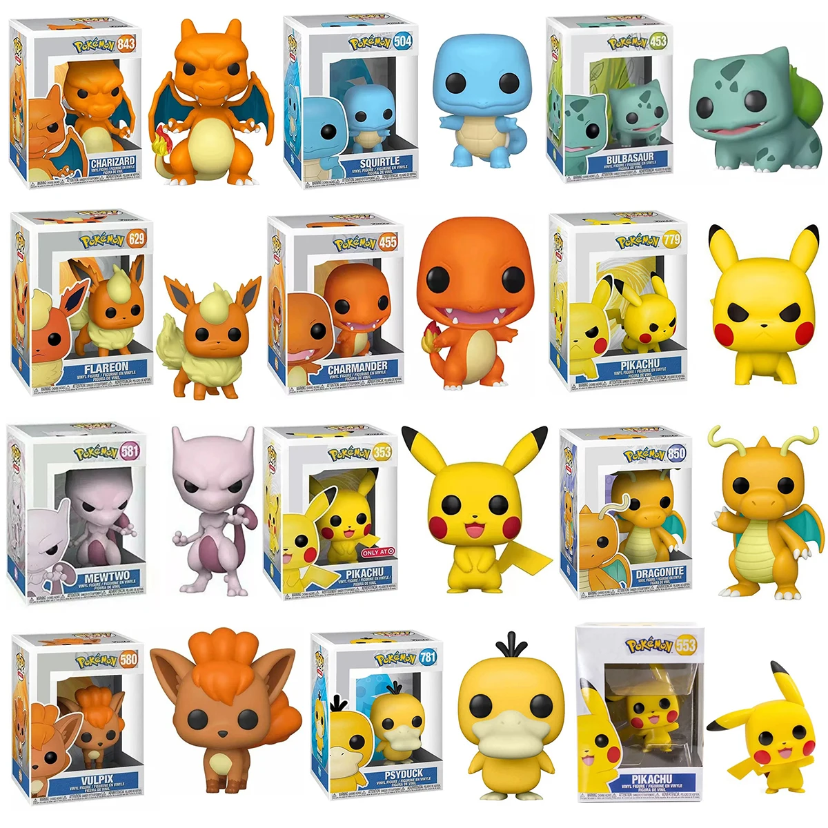 Pokemon POP Anime Figure Toy Charizard Pikachu Decoration Ornaments Acti... - £8.99 GBP+