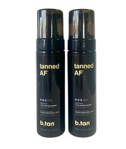B.tan Tanned AF Darkest 1 Hour Self Tan Mousse 6.7oz Each Brand New Lot ... - $13.86