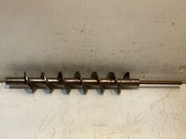 Metal Conveyor Screw Auger Shaft Industrial Part 6-Spirals 18" Long 2-1/... - $74.99