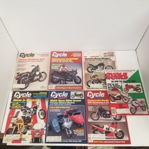 Vintage 1980&#39;s Cycle Motorcycle Magazine Lot of 7, All Different, Nice S... - £19.42 GBP