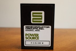 Semiconductor Circuits Power Source P 2.15.100 W P 2 15 100 W - $231.63 MXN