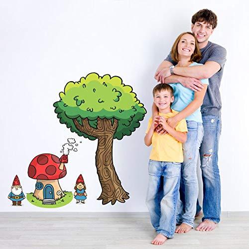 Gnome Sweet Gnome Wall Decal Set - 40" wide x 38" tall - £55.15 GBP