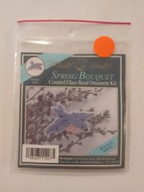 Bluebird Beaded Glass Bead Ornament Cross Stitch Kit Mill Hill Spring Bo... - $18.99