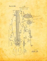 Self Propelled Toy Fish Patent Print - Golden Look - £6.45 GBP+