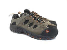 Merrell Men&#39;s Work Ridgepass Bolt Comp. Toe CP Safety Hiking Shoes Brown 8.5M - £85.84 GBP