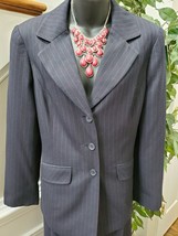 Evan Picone Women Black Lined Polyester Long Sleeve Blazer &amp; Pant 2Piece... - $38.00