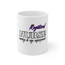 Caring Is My Superpower White Ceramic Registered Gift Mug 11oz | Nurse Gift 711 - £8.65 GBP
