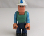 Vintage 1979 Fisher Price Husky Helper Medical Construction Worker 3.5&quot; ... - $9.69