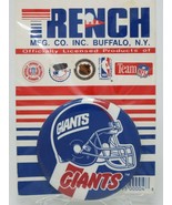 New York Giants NFL Football Button Pinback 1988 Trench USA Fan Souvenir... - $13.54 CAD
