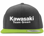 Factory Effex Licensed Kawasaki Team Green 2 Snapback Hat Black/Green Me... - $29.95